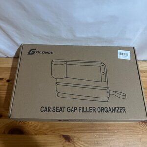 GLONRE Car Seat Gap Filler Organizer with Cup Holder, 2 in 1 Front Seat Gap Fill